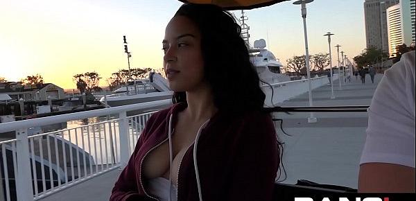  Maya Bijou Petite Latin Teen Flashes Tits In Public